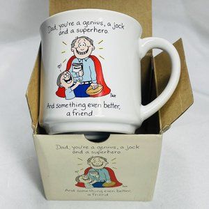 Coffee Mug Dale Dad You're a Genius Jock Superhero Friend Best Recycled Vintage
